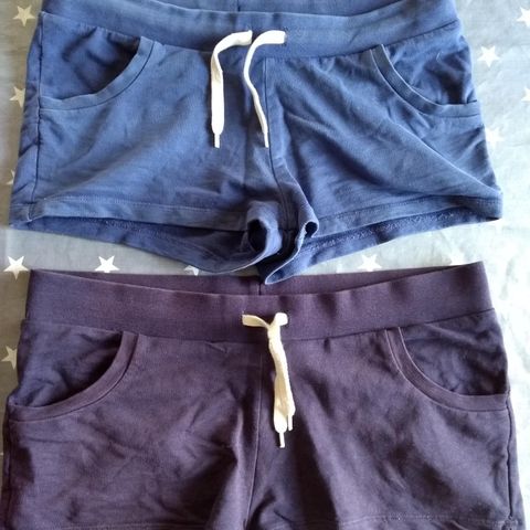 NY PRIS! 2 stk dame shorts, str 36 og 38