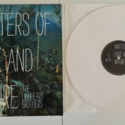 The Lionheart Brothers - Matters of Love And Nature Hvit Vinyl 100eks Selges