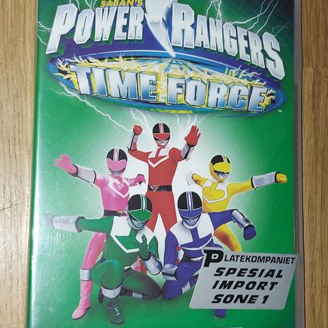 Power Rangers Time force dvd serie selges!