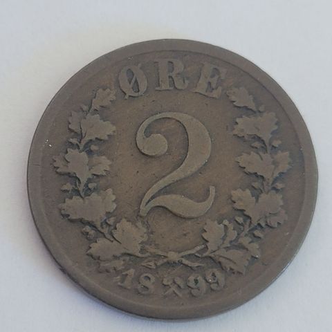 2 Øre  1899 Norge