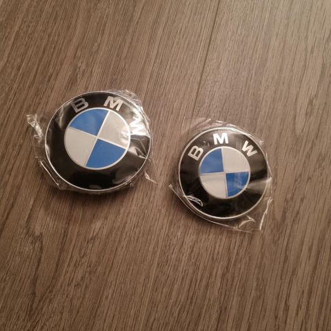 Bmw emblem til panser (82mm) og bakluke (74mm)