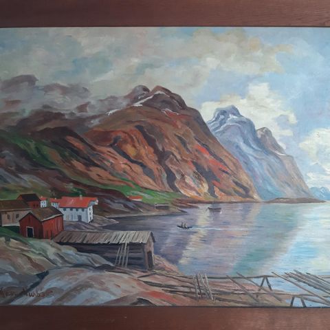 Stort maleri av Kaare Nærbø