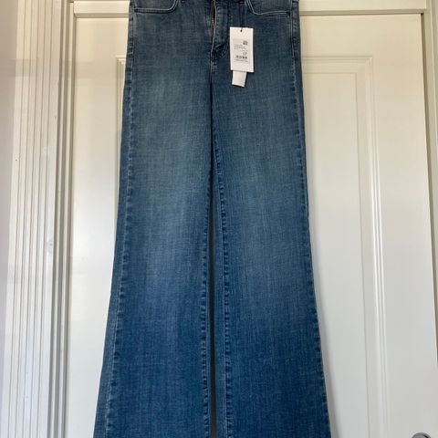 Jean Paul bukse/jeans/dongeribukse Ine highwaist wide legs, størrelse XS