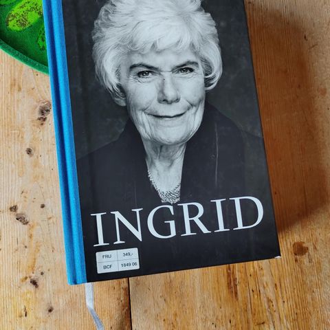 Ingar Sletten Kolloen "INGRID" Gyldendal 2013