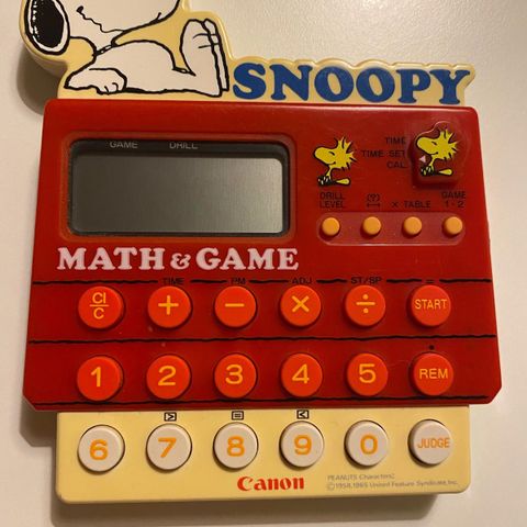 Snoopy Canon Math & Game - fra ca 1983