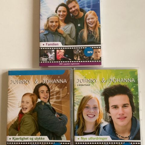 Johnny & Johanna komplett DVD samling (NRK)