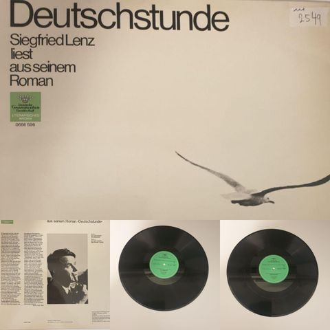 VINTAGE/RETRO LP-VINYL "DEUTSCHSTUNDE/SIEGFRIED LENZ LIEST"