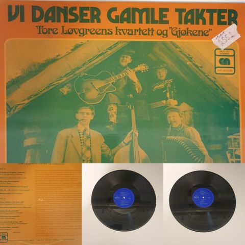 VINTAGE/RETRO LP-VINYL "VI DANSER GAMLE TAKTER 1973"