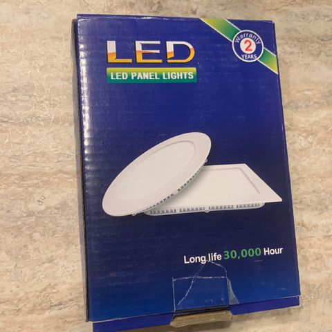 LED panel lykter selges!