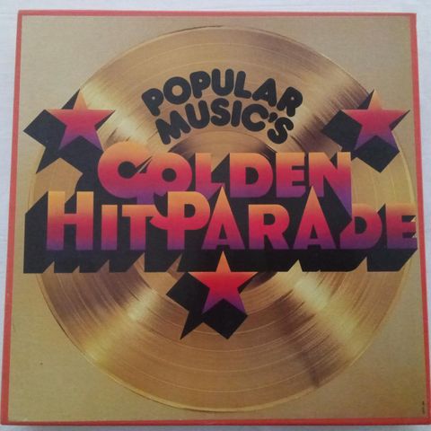 VINYL  POPULAR MUSIC'S GOLDEN HITPARADE, Original artister 50-tallet til 1973.