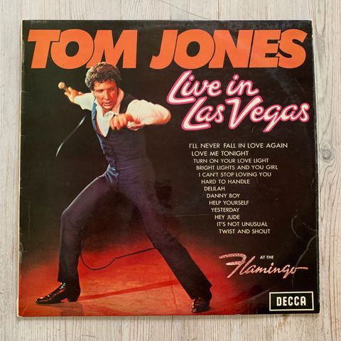Tom Jones  – Live In Las Vegas LP