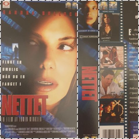 VINTAGE/RETRO VHS "NETTET/SANDRA BULLOCK "