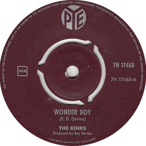 The Kinks – Wonder Boy / Pretty Polly ( 7", Single 1968)