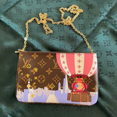 Louis Vuitton Double zip pochette limited edition, vivienne