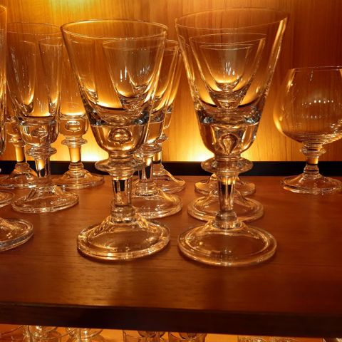 Tangen rødvin og aquavit glass (Hadeland Glassverk)