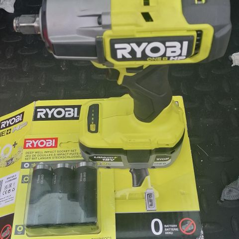 Utleie Ryobi HP  900 NM muttertrekker.