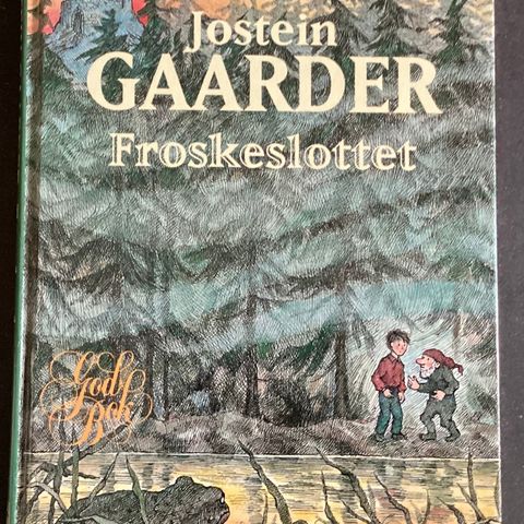 JOSTEIN GAARDER. 1 flott barnebok «FROSKESLOTTET», en God Bok, 1996. Som ny!