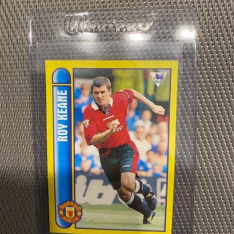 Fotballkort - Manchester Uniteds Roy Keane #358 klistremerke