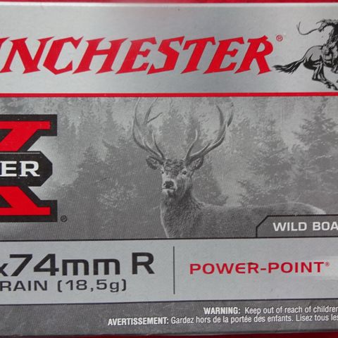 Winchester Power-Point 9,3x74mm R 286 Grain (18,5g) selges