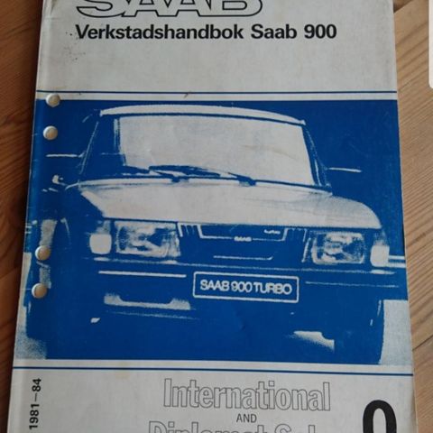 SAAB  900 verkstebok.