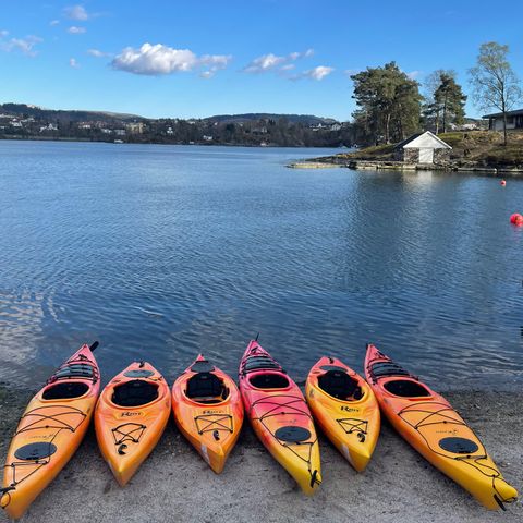 Kajakker (8 stk) til leie 0meter fra Nordåsvannet, Bergen