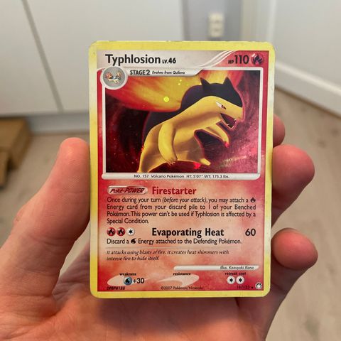 Pokemon kort - Typhlosion LV.46