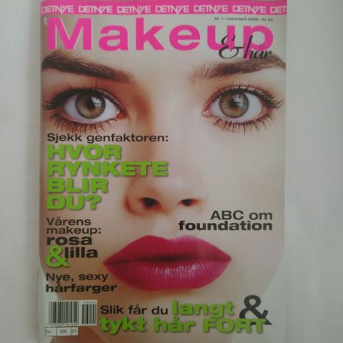 Det Nye: spesialutgave om make-up og hår fra 2005
