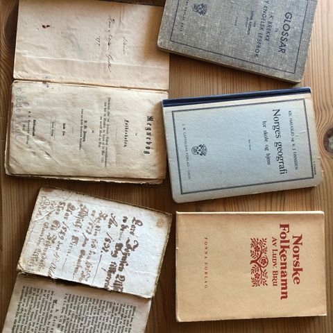 Gamle bøker, fra 1800-tallet til 1946 - gi bud