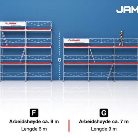 Jamax stillas eller tilsvarende