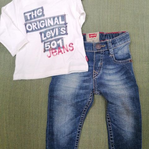 Levi's antrekk, str 9 mnd