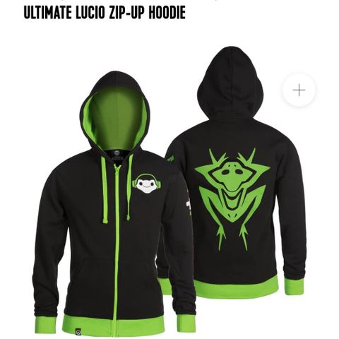 OVERWATCH ULTIMATE LUCIO ZIP-UP HOODIE