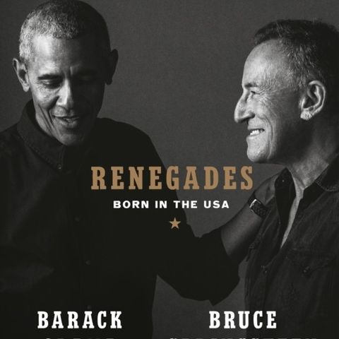 Boken om Barack Obama og Bruce Springsteen til salgs.