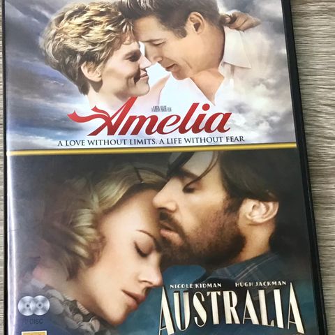 Amelia Earhart / Amelia & Australia (2 i 1 DVD)