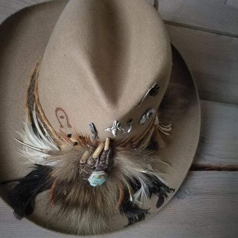 Sjelden cowboyhatt ,str 7 1/8