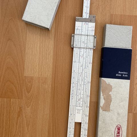 Hemmi Bamboo Slide Rule