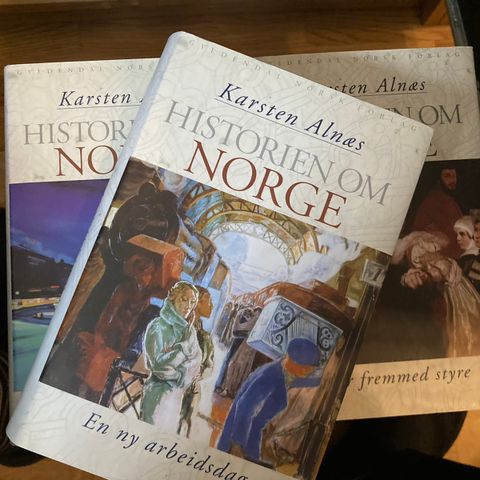 Historien om Norge Bind 2 og 3 Alnæs Karsten