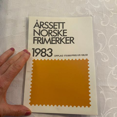 Årssett frimerker