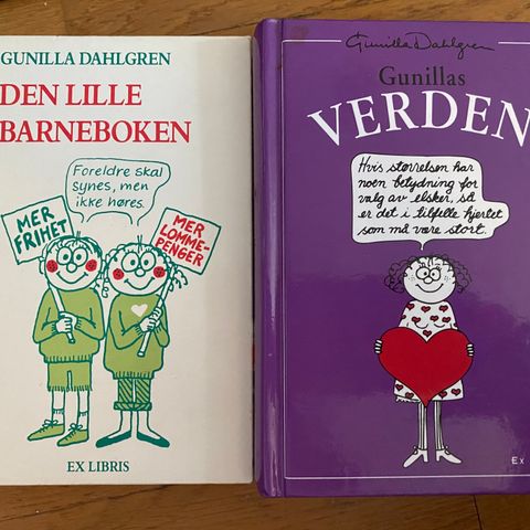 Dahlgrens verden - barnebok, kvinnebok, mannebok og kjærlighetsboken.