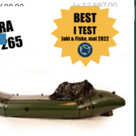 Packraft testvinneren Kipara til leie