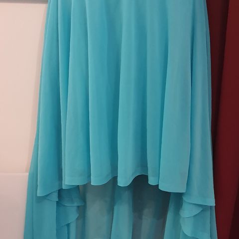 Nydelig chiffon blått skjørt str.XS-S fra H&M