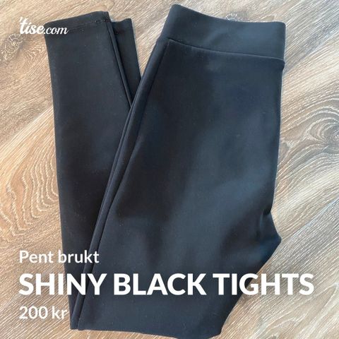 Shiny Black Tights