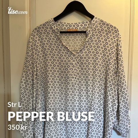 Pepper bluse str L