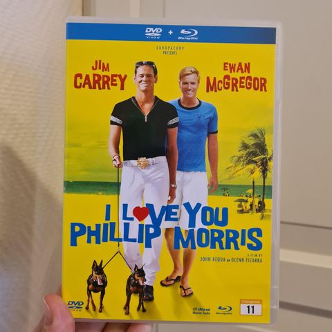 I Love You, Phillip Morris (DVD) med norsk tekst + ekstra materiale.