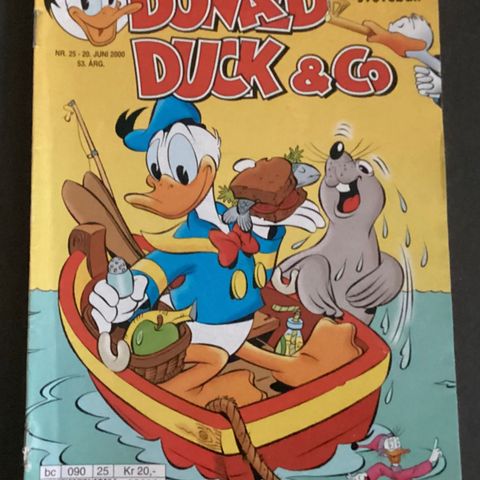 1 flott DONALD DUCK blad fra 2000- Nr. 25