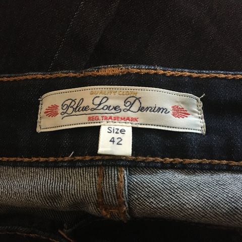 Denim jeans dame str. 42