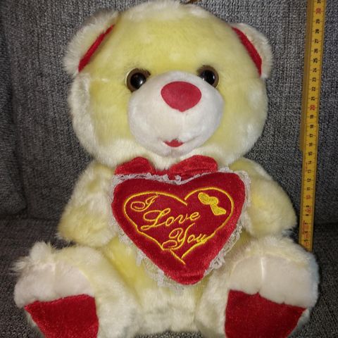 "I love you" teddy/bamse selges!