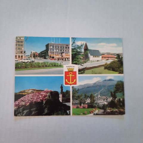 Postkort Narvik kr.10,-pr.stk