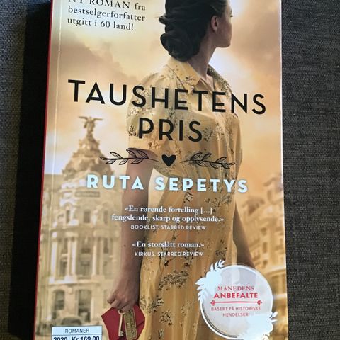 Pocketbok: Ruta Sepetys, Taushetens pris