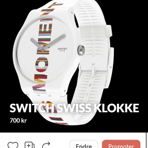 Switch klokke ny