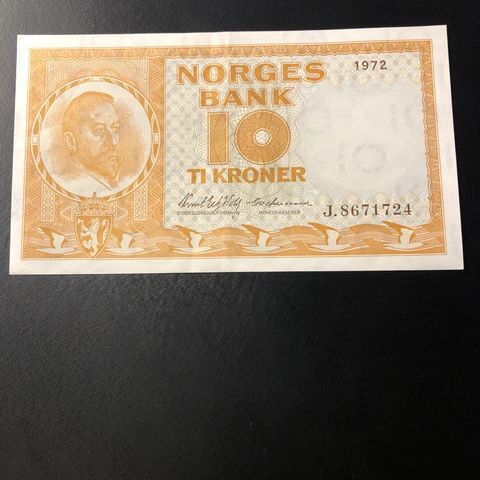 10 kr seddel 1972, serie J (304 Q)
